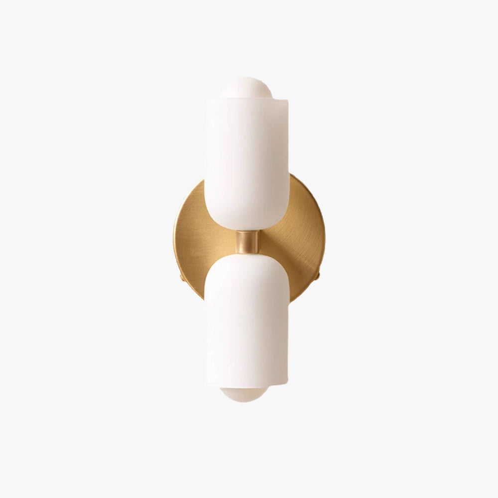 Valentina Modern LED Indoor Wall Lamp Gold Black Living Room Bedroom - Lamp Copper