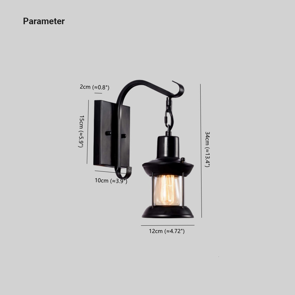 Etra Industrial Style Indoor Retro Wall Lamp - Lamp Copper