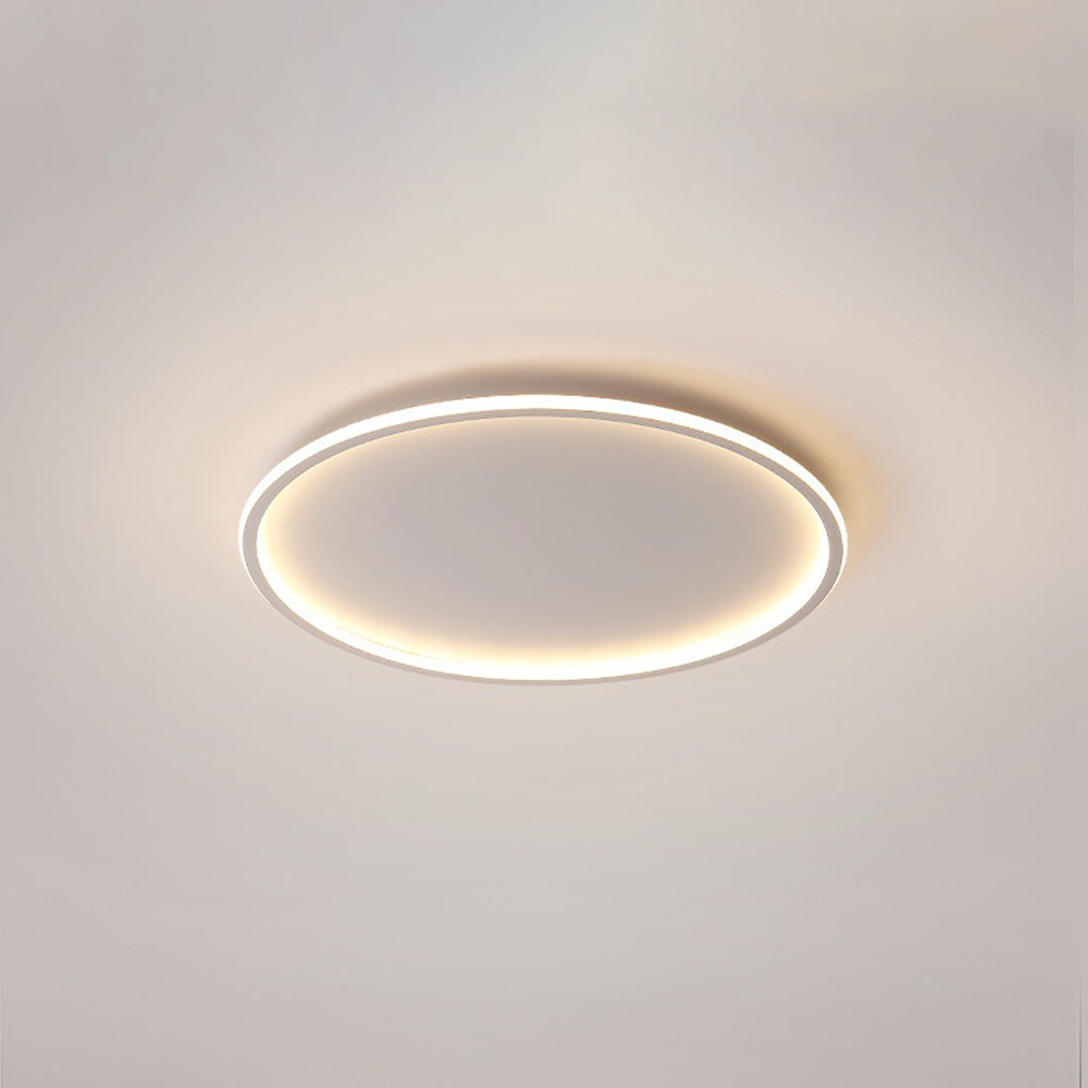 Quasso Flush Mount Ceiling Light Modern LED Round - Lamp Copper