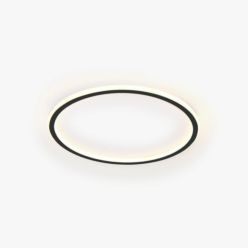 Quasso Flush Mount Ceiling Light Modern LED Round - Lamp Copper