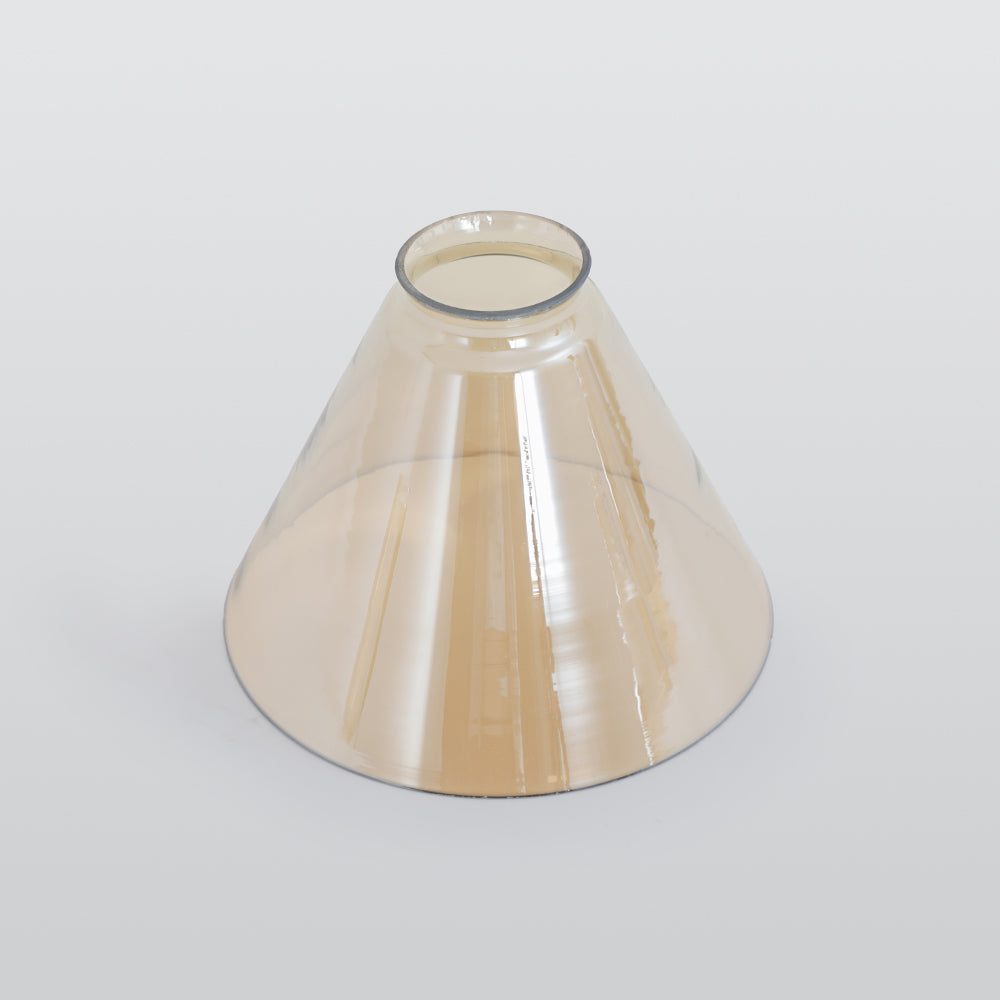 June Industrial Glass Pendant Light Clear/Amber/Smoke Grey - Lamp Copper
