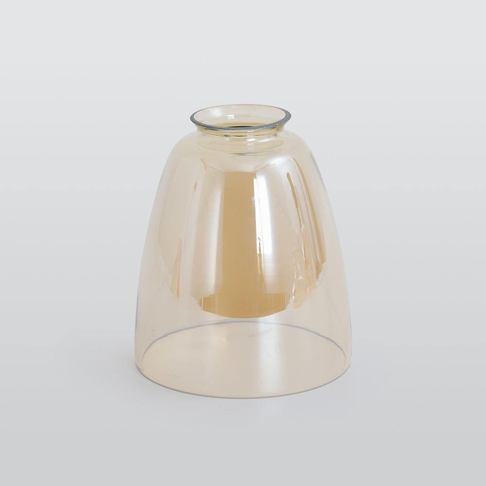 June Industrial Glass Pendant Light Clear/Amber/Smoke Grey - Lamp Copper
