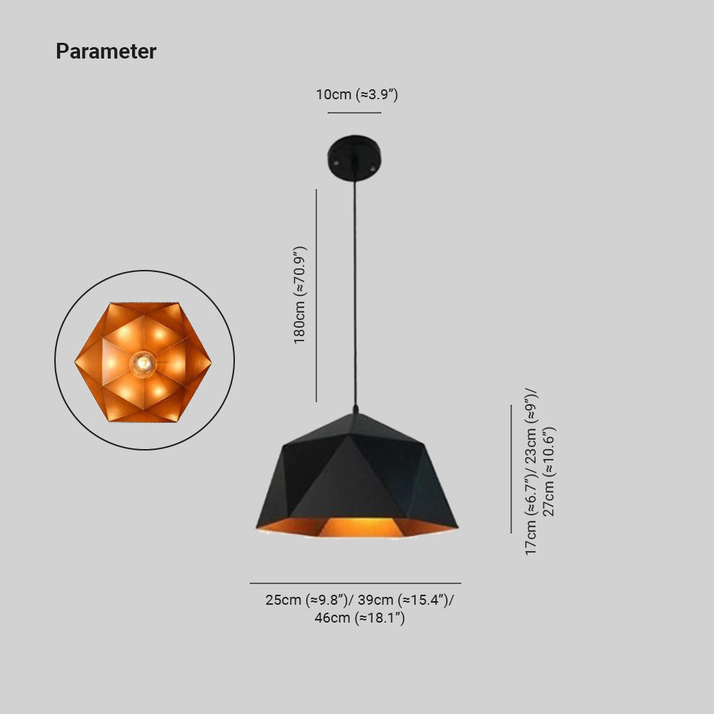 Aria Pendant Light, Morandi 9 Colour - Lamp Copper