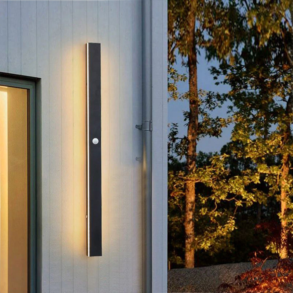 Silex Linear Outdoor Wall Lamp - Lamp Copper