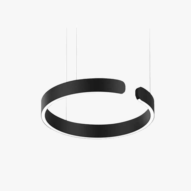 Arisha Luxury Minimalist LED Ring Pendant Light - Lamp Copper
