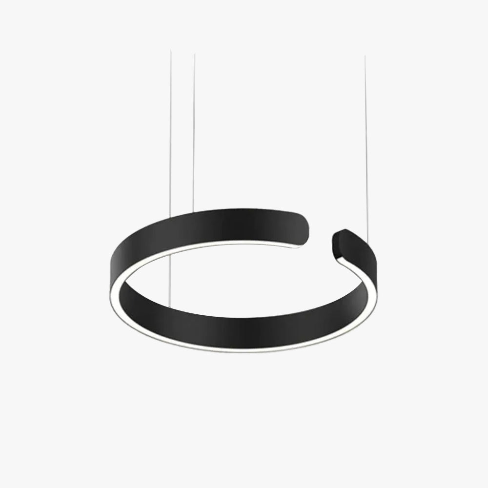 Arisha Luxury Minimalist LED Ring Pendant Light - Lamp Copper
