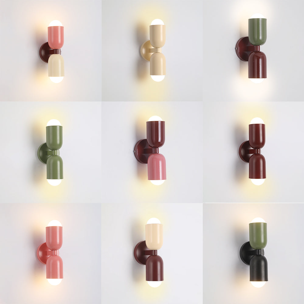 Kira Double-Headed Colorful Wall Lamp - Lamp Copper