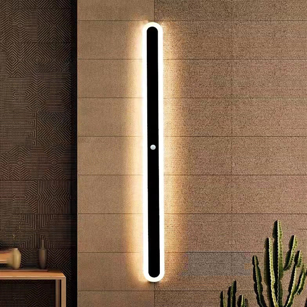 Orral Outdoor Wall Lamp Linear Oval - Lamp Copper