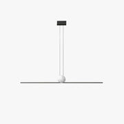 Arisha Minimalist Linear Bubble Pendant Light Marble - Lamp Copper