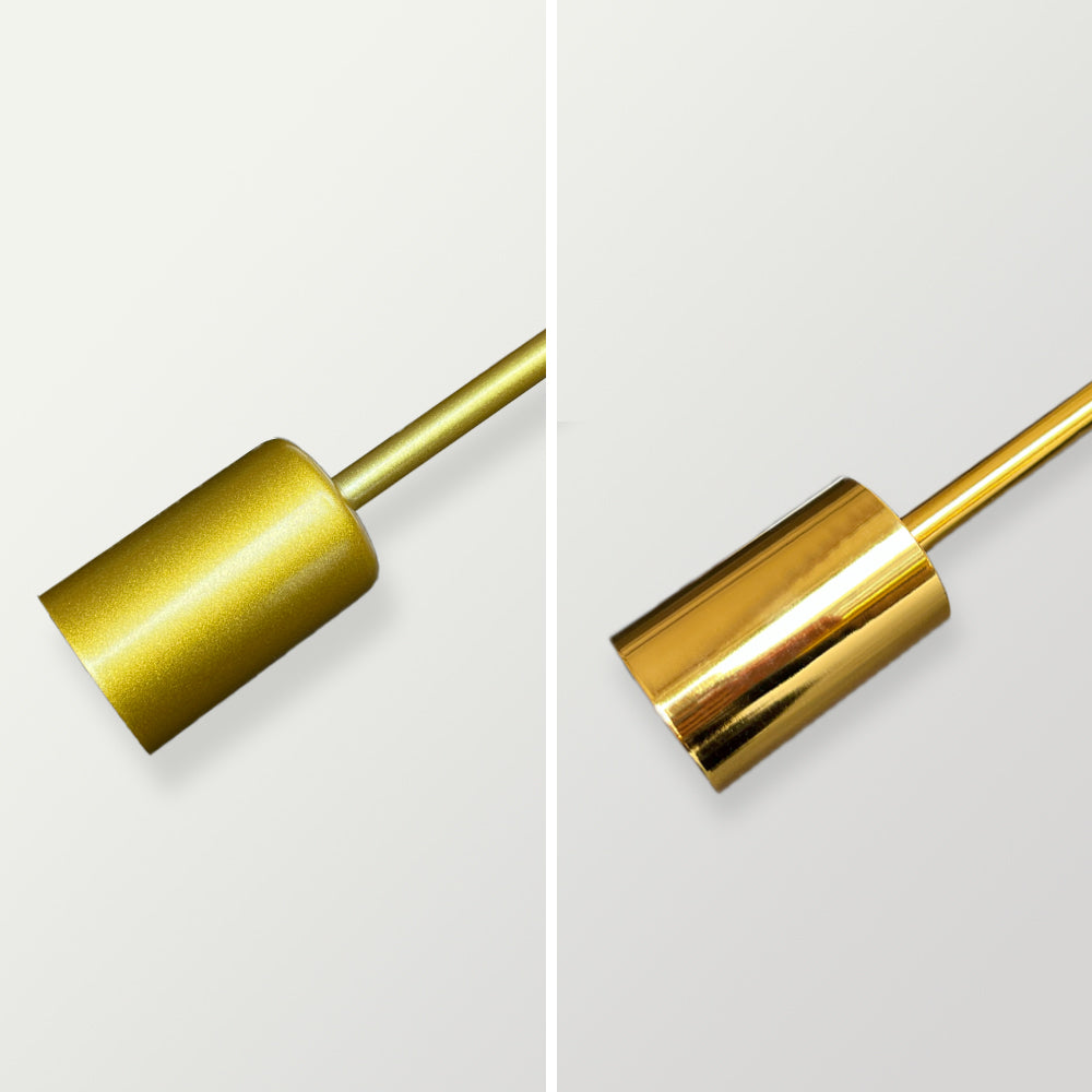 Lindsy Modern Flush Mount Ceiling Light, Gold & Black - Lamp Copper