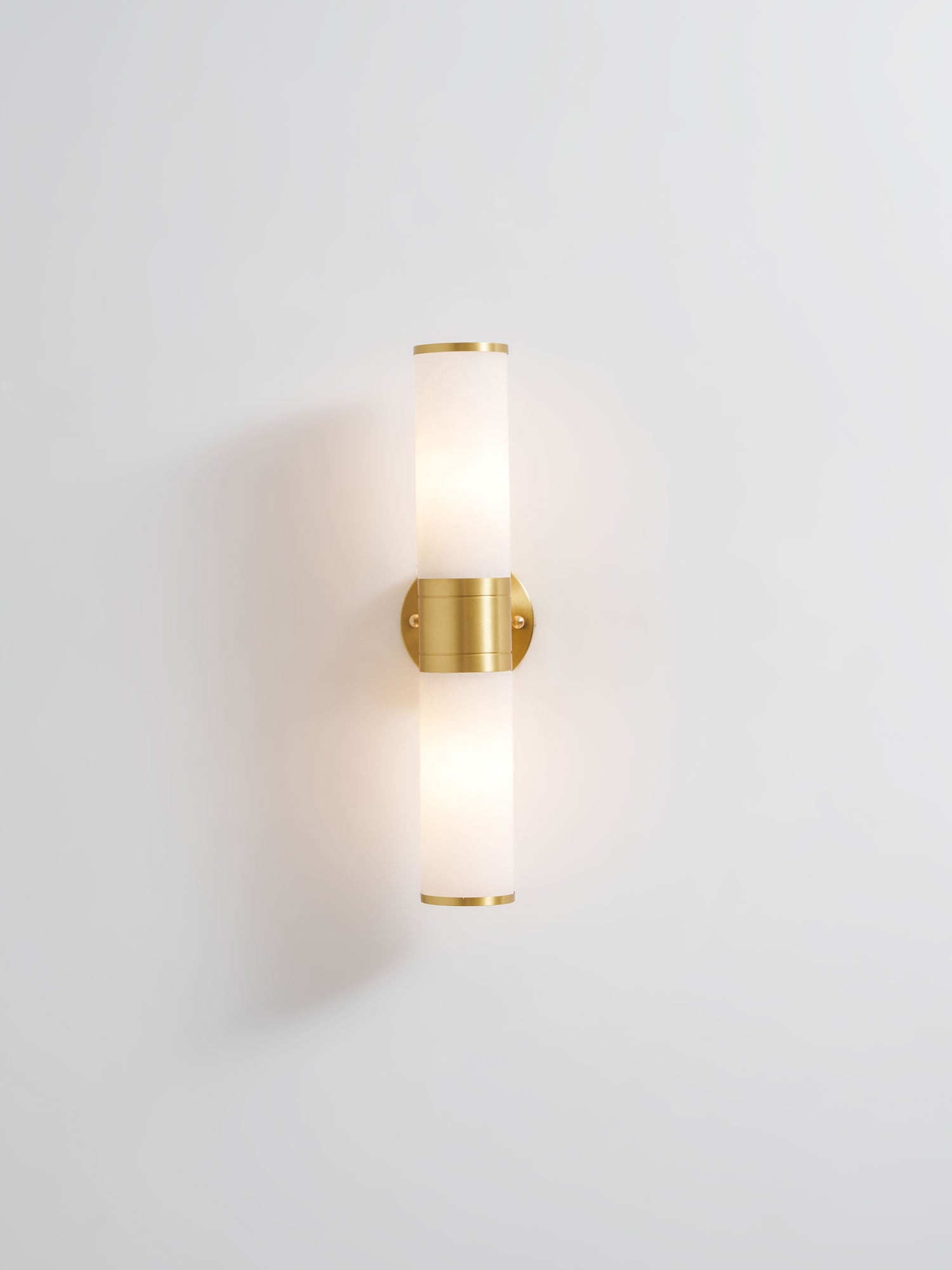 Kaia Minimalist Alabaster Wall Lamp - Lamp Copper