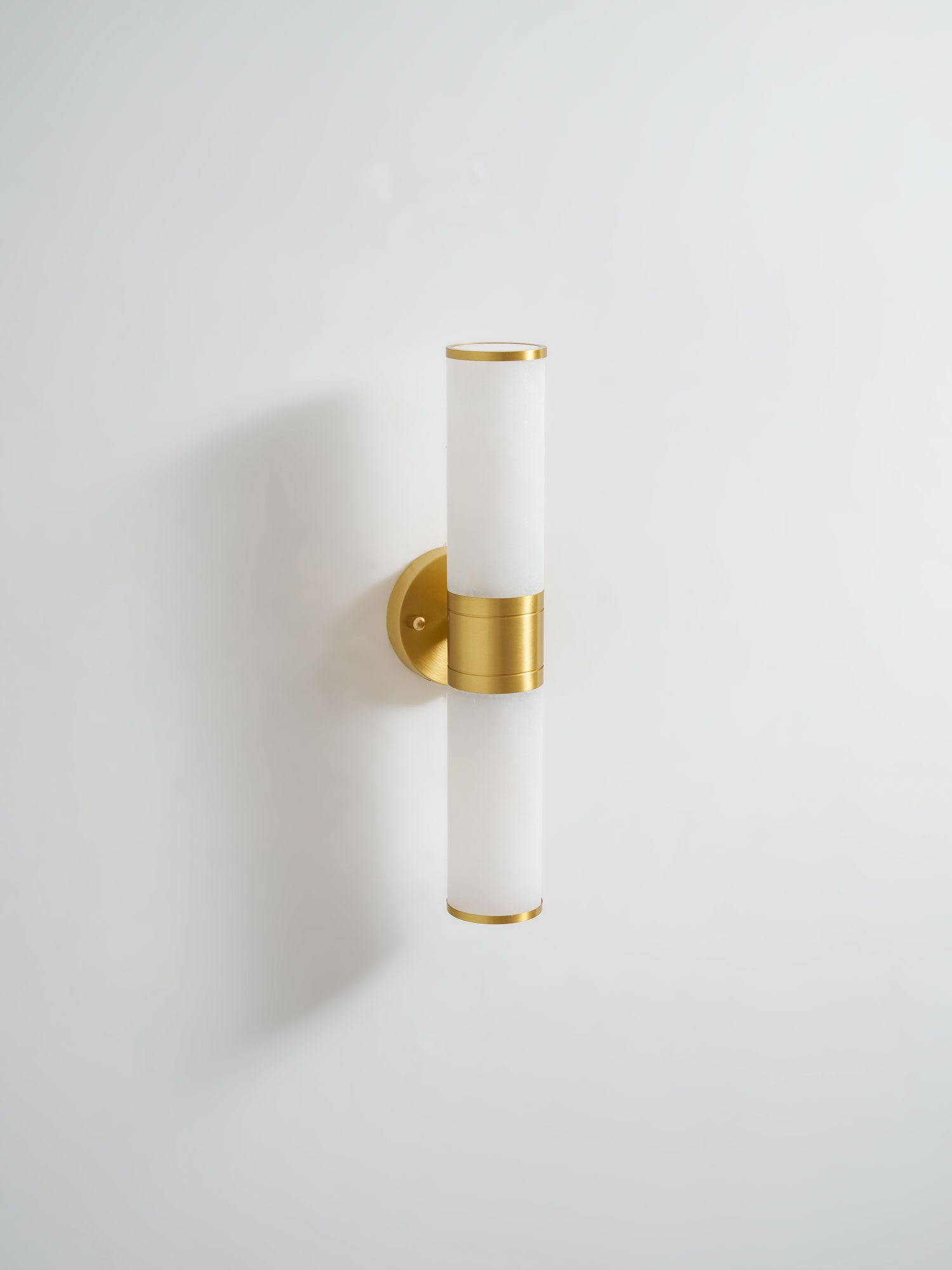 Kaia Minimalist Alabaster Wall Lamp - Lamp Copper