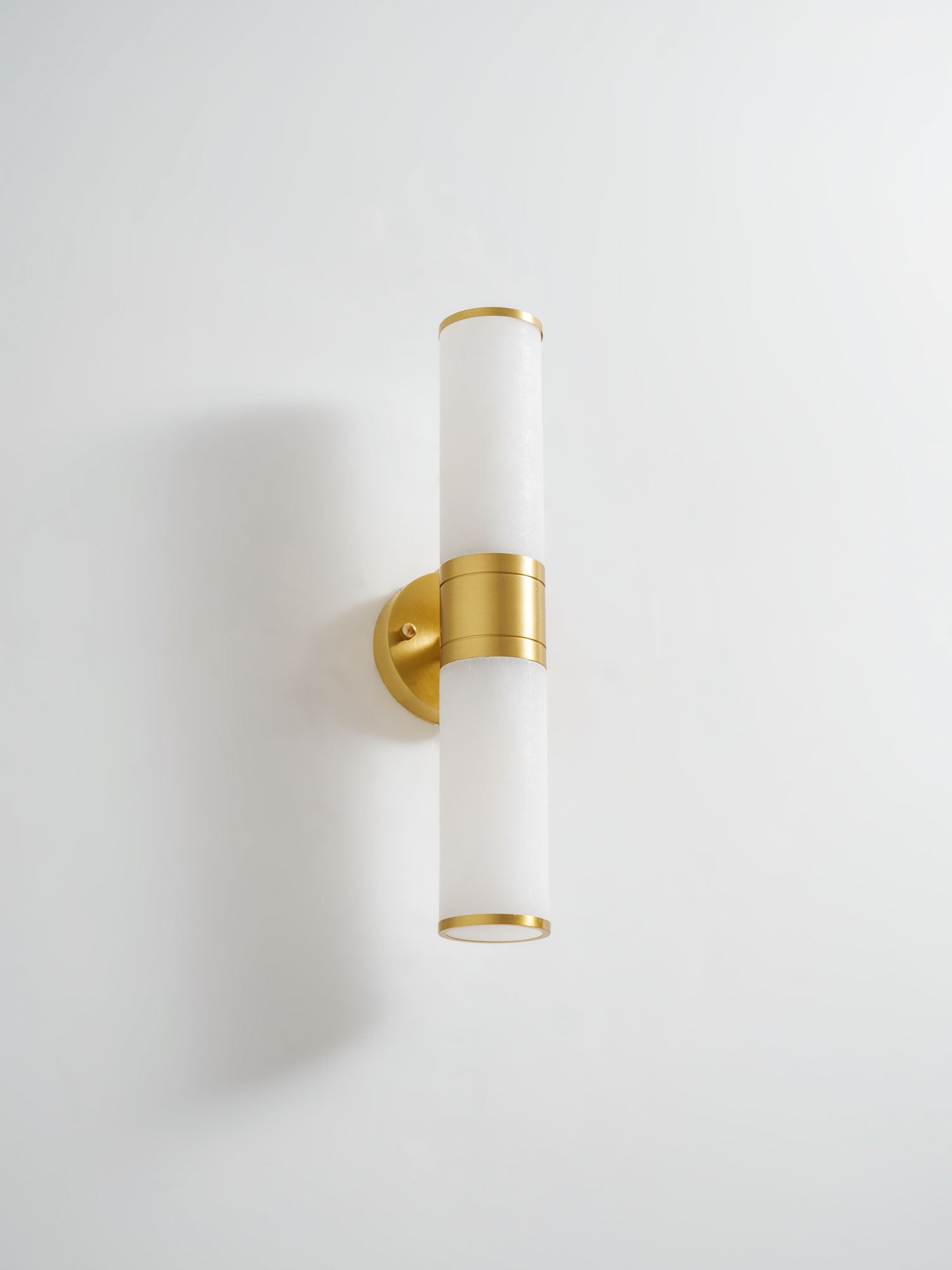 Kaia Minimalist Alabaster Wall Lamp - Lamp Copper