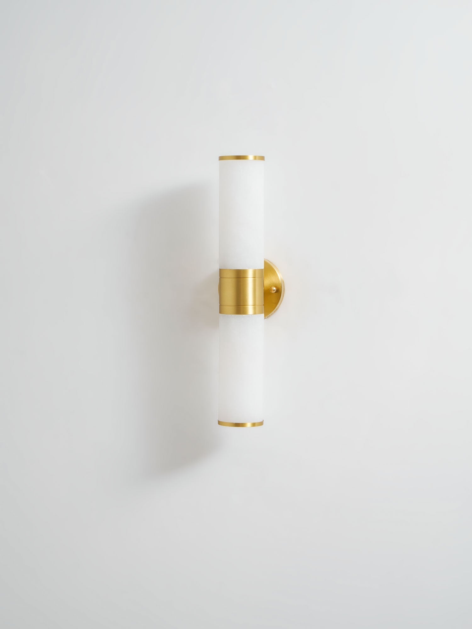Kaia Minimalist Alabaster Wall Lamp - Lamp Copper