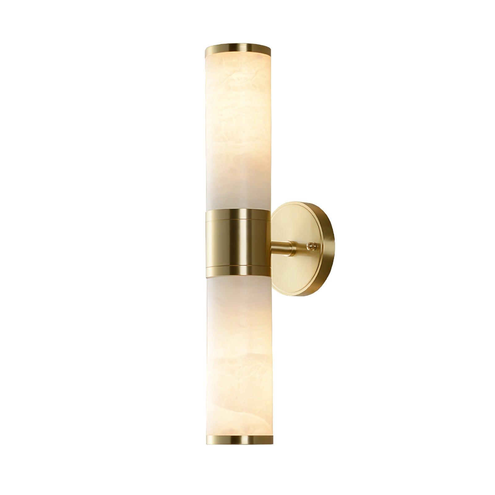Kaia Minimalist Alabaster Wall Lamp - Lamp Copper