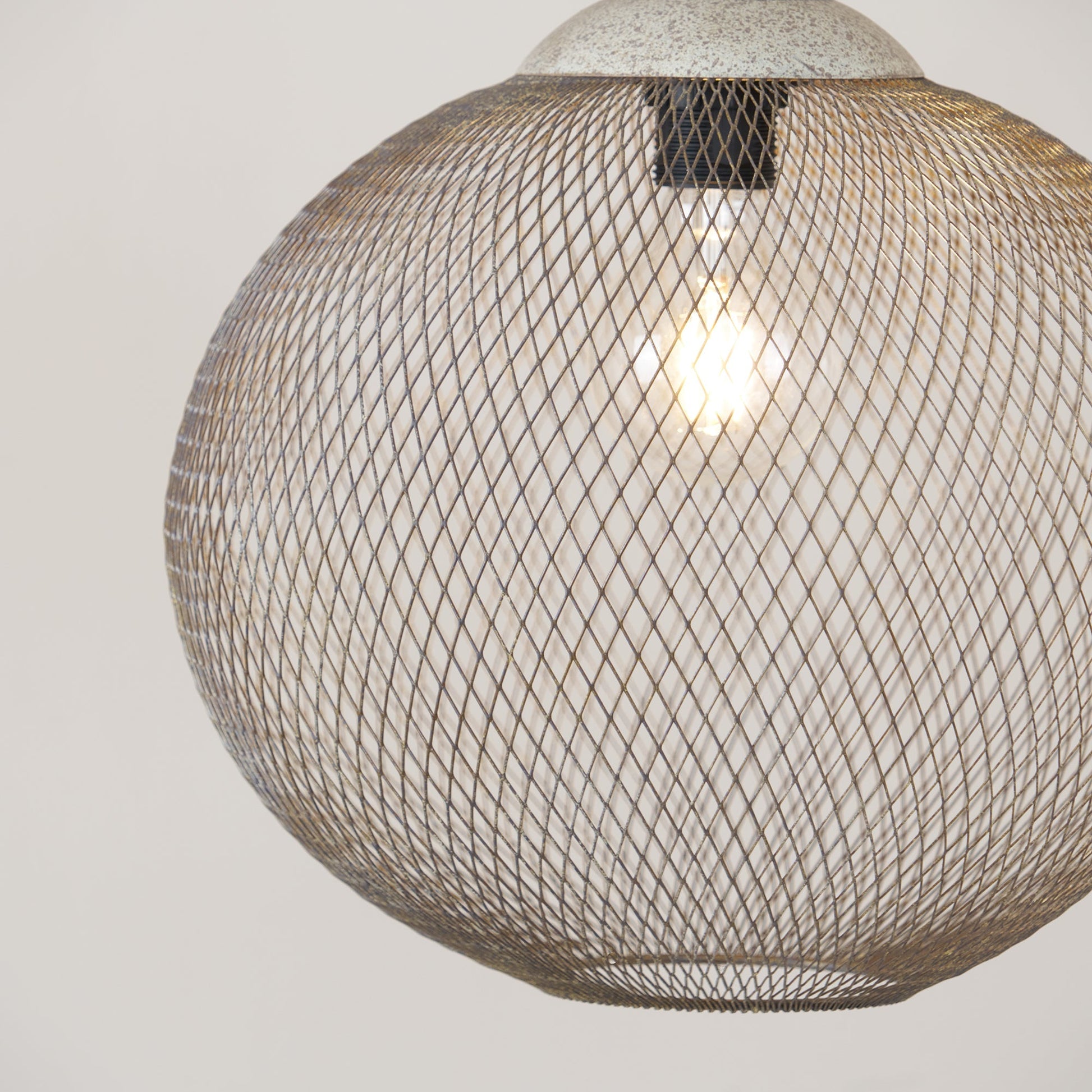 Aursorir Modern Minimalist Mesh Metal Pendant Lamp - Lamp Copper