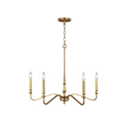 Ulsilus Vintage Industrial Brass Metal Chandelier - Lamp Copper