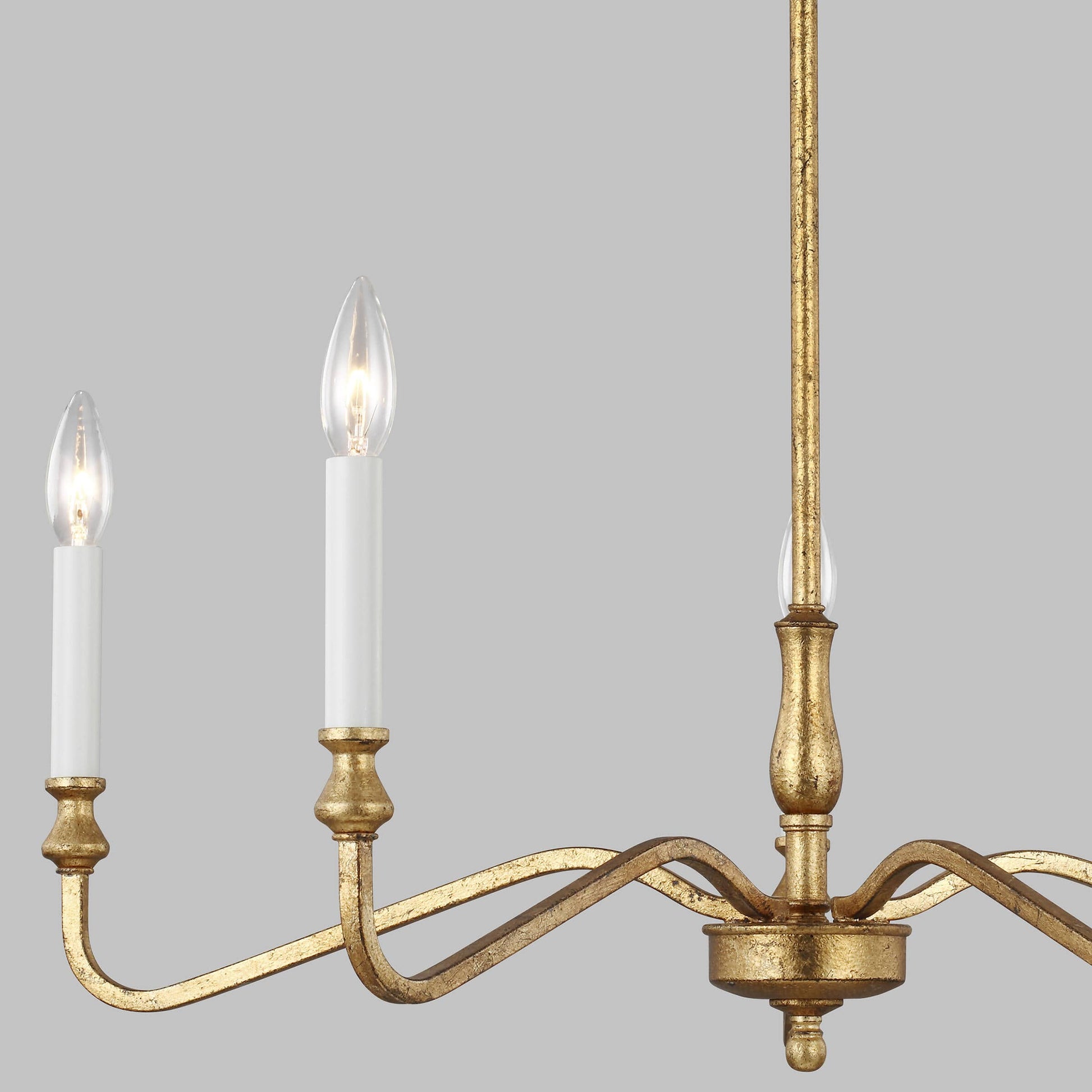 Ulsilus Vintage Industrial Brass Metal Chandelier - Lamp Copper