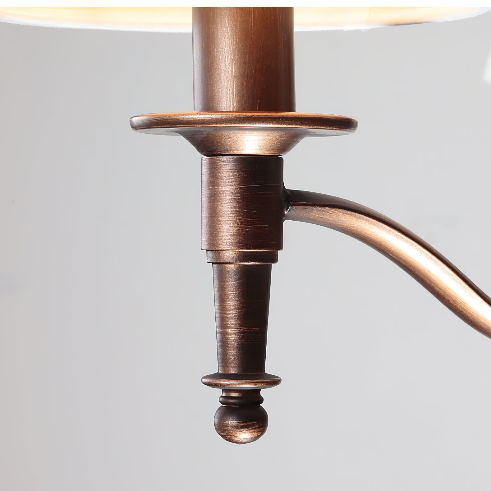 Zosolia Vintage Industrial Luxury Brass Fabric Chandelier - Lamp Copper