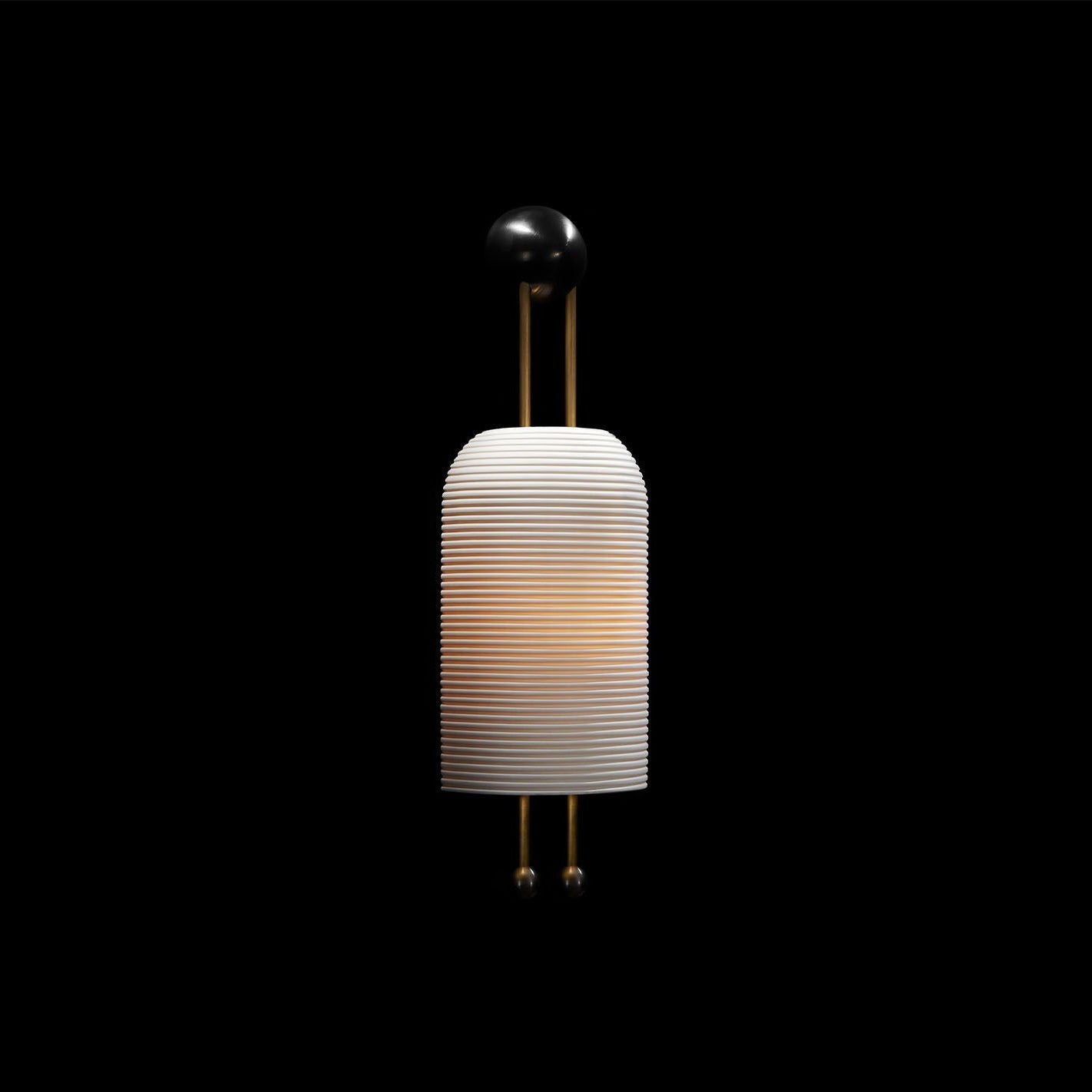 Zelaeora Modern Minimalist Metal Glass Lantern Sconce Wall Lamp - Lamp Copper