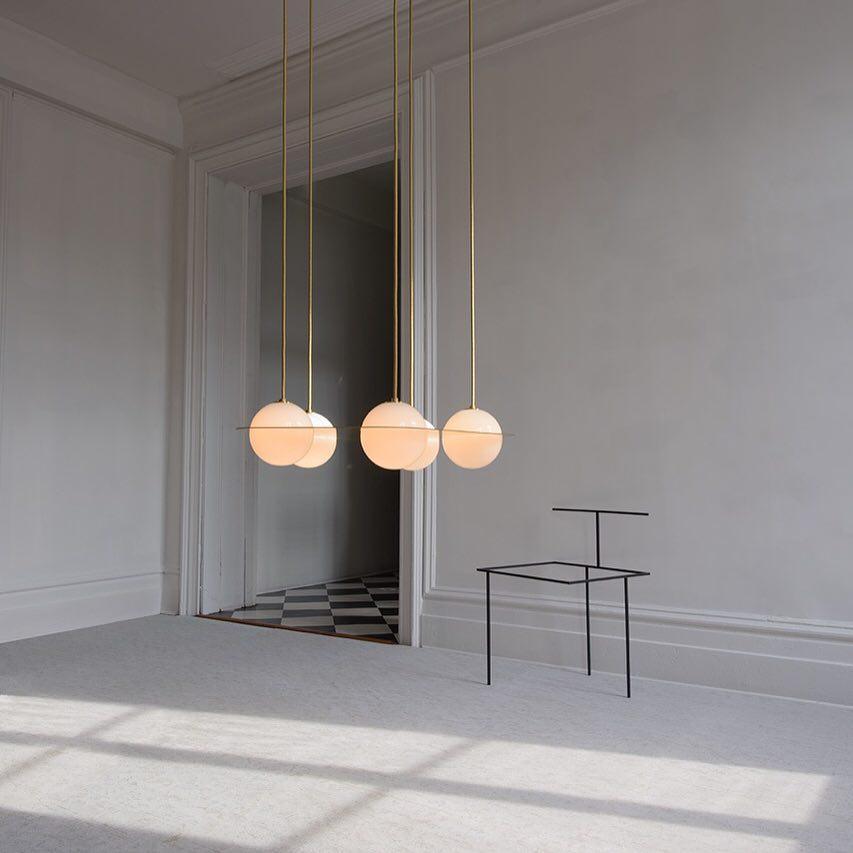 Selan Black Glass Pendant Lamp - Lamp Copper