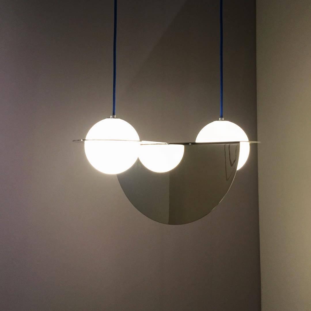 Selan Black Glass Pendant Lamp - Lamp Copper
