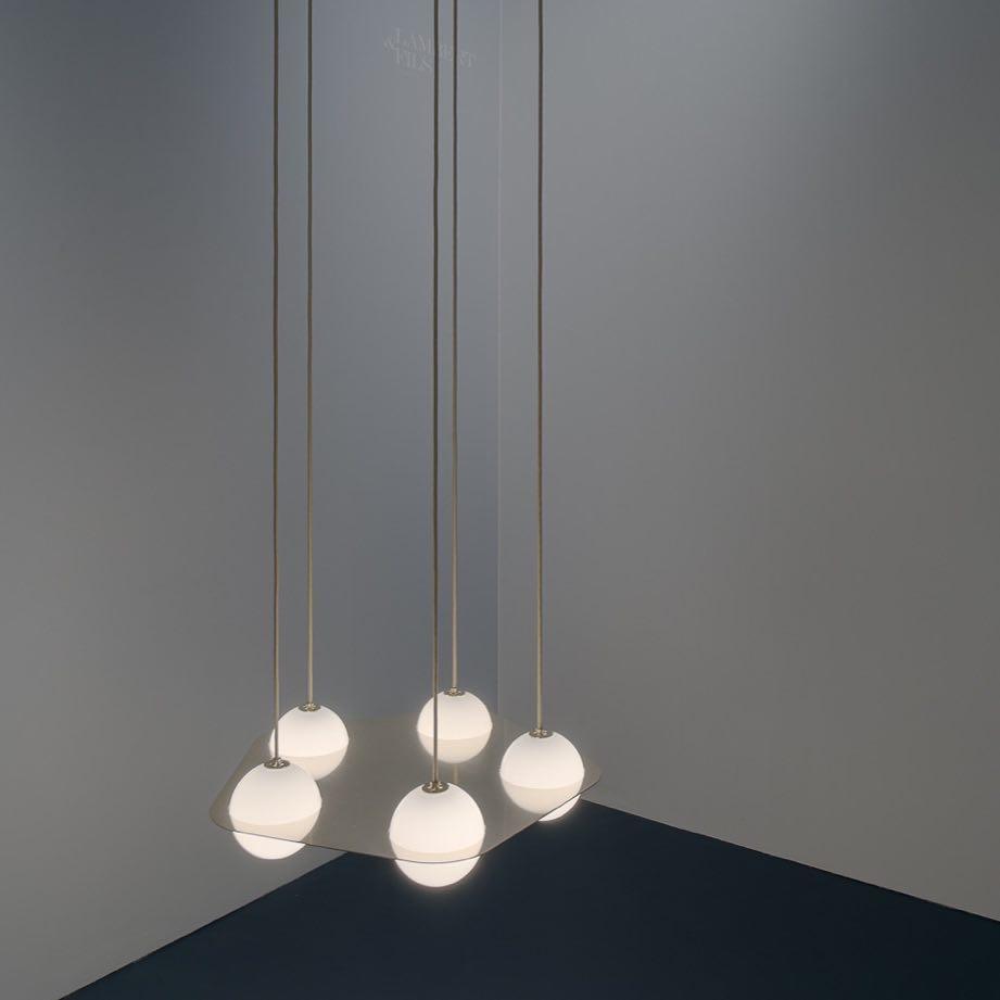 Selan Black Glass Pendant Lamp - Lamp Copper