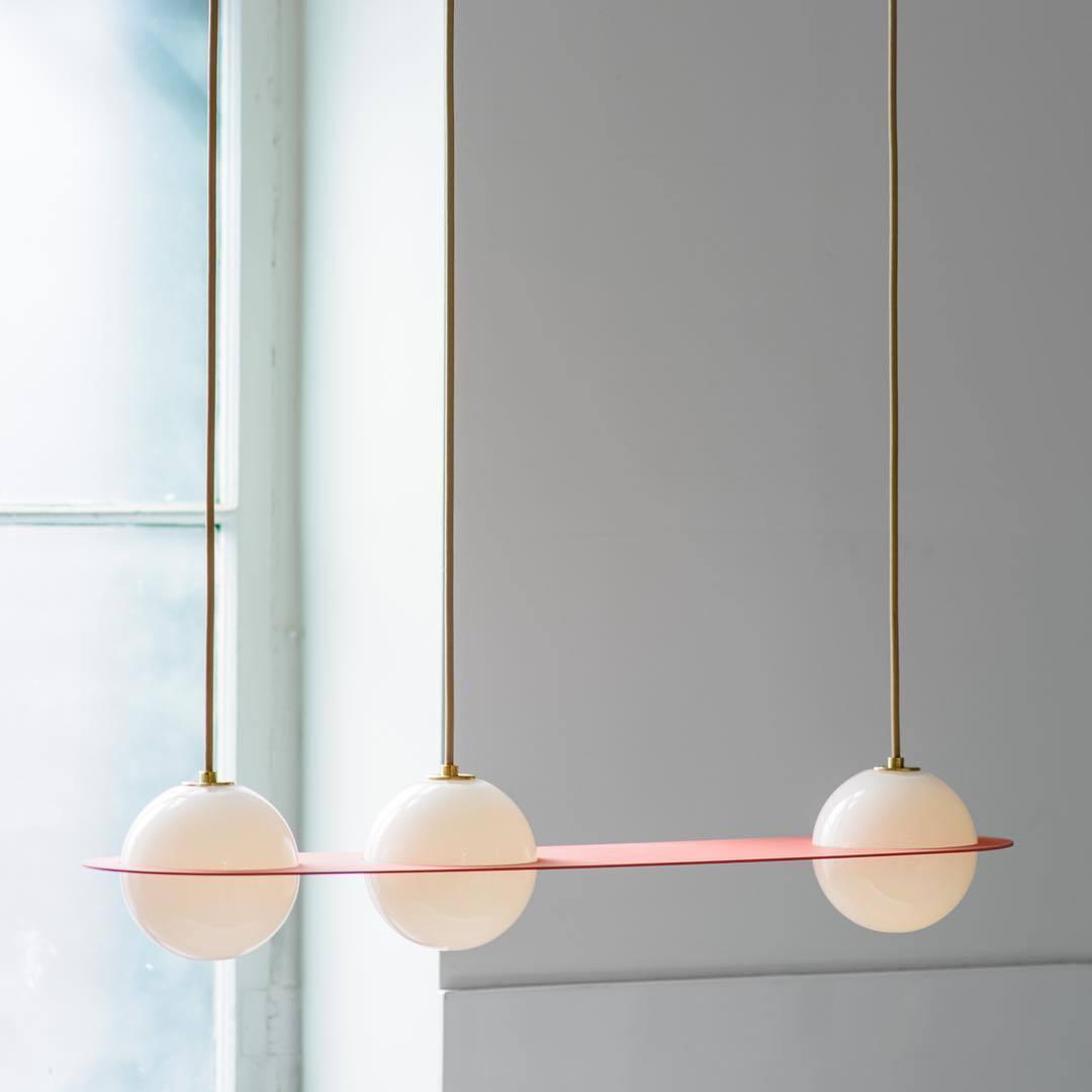 Selan Black Glass Pendant Lamp - Lamp Copper