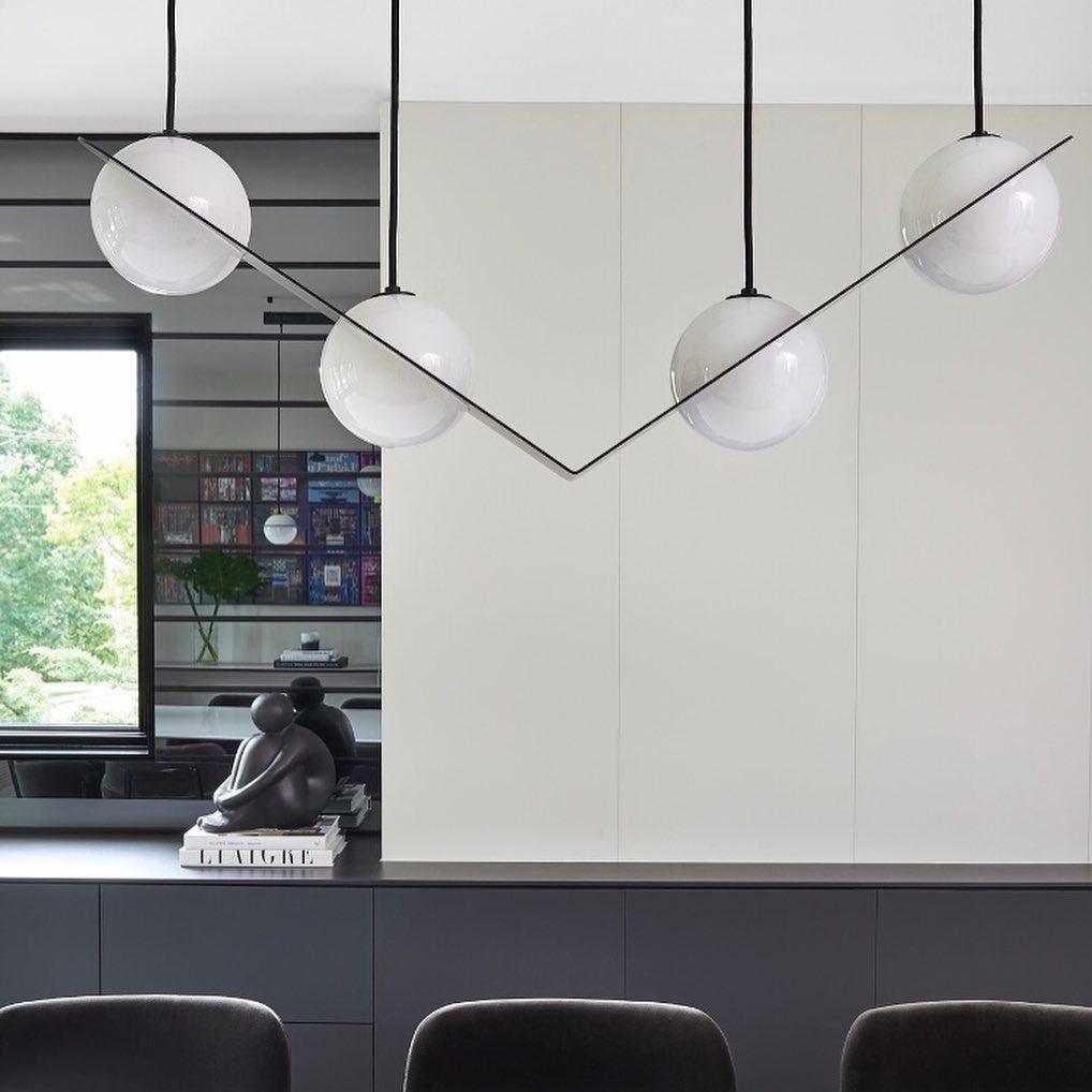Selan Black Glass Pendant Lamp - Lamp Copper