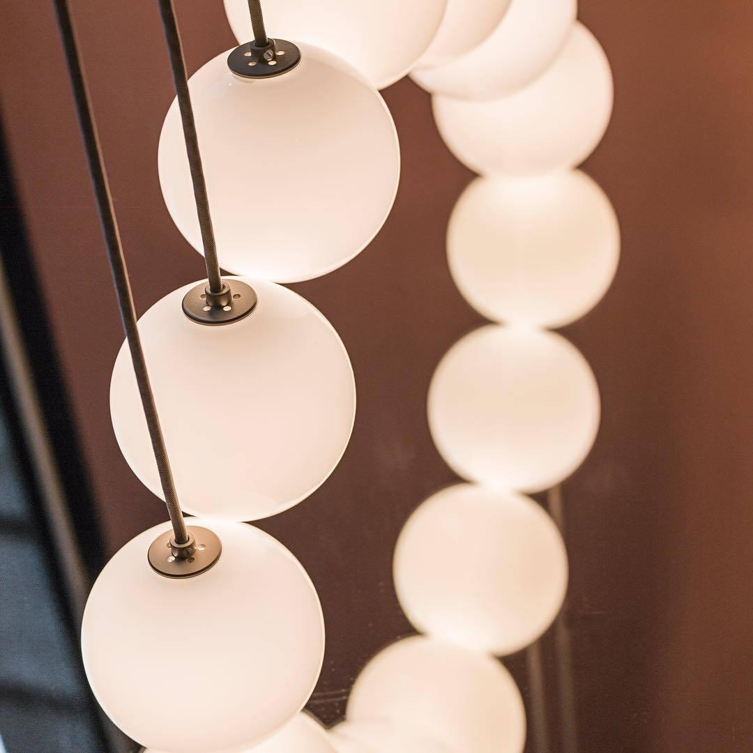 Selan Black Glass Pendant Lamp - Lamp Copper