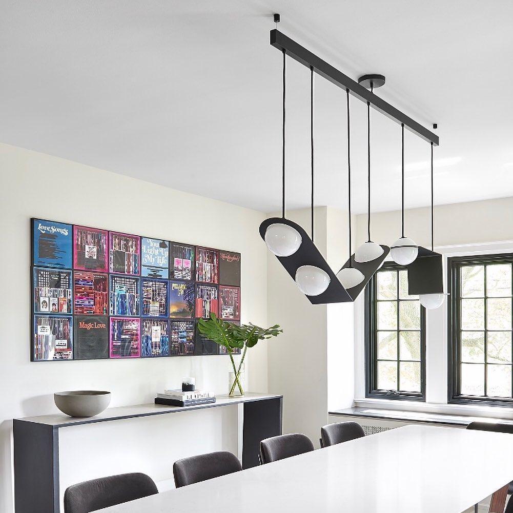 Selan Black Glass Pendant Lamp - Lamp Copper