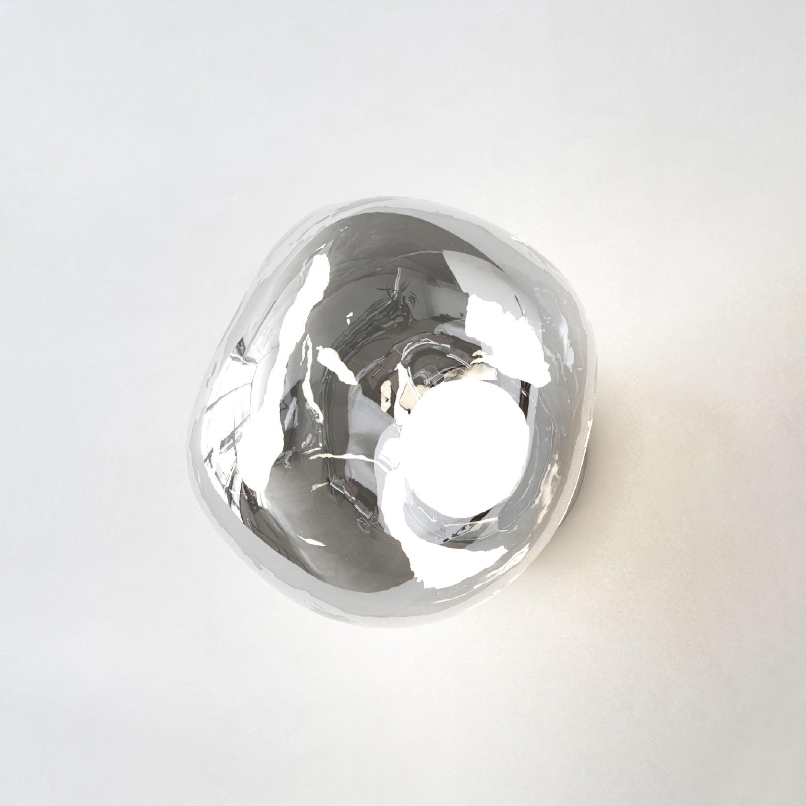 Auden Amber Glass Wall Lamp - Lamp Copper