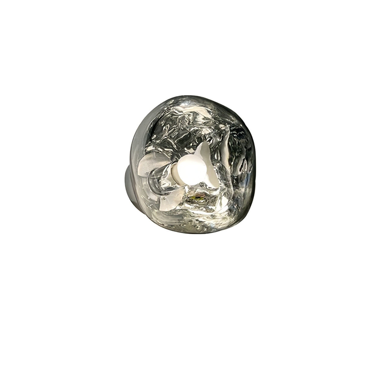 Auden Amber Glass Wall Lamp - Lamp Copper