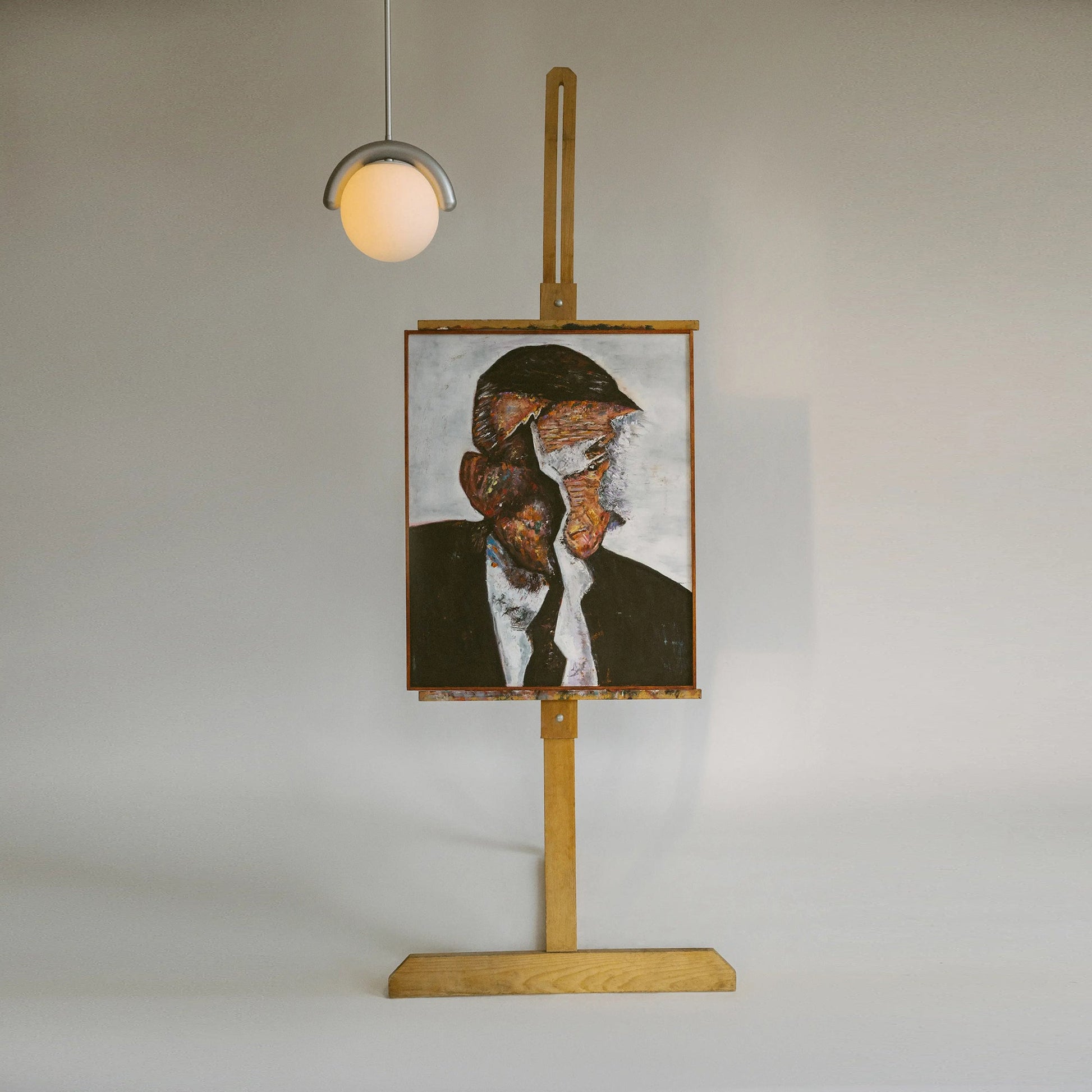Citheis Individual Creativity Linear Glass Chandelier - Lamp Copper