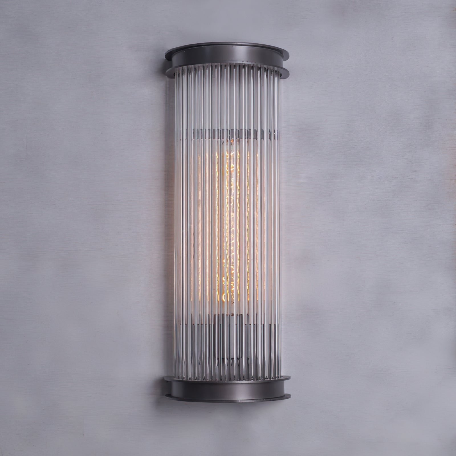 Armarila Vintage Industrial Metal Crystal Wall Lamp - Lamp Copper