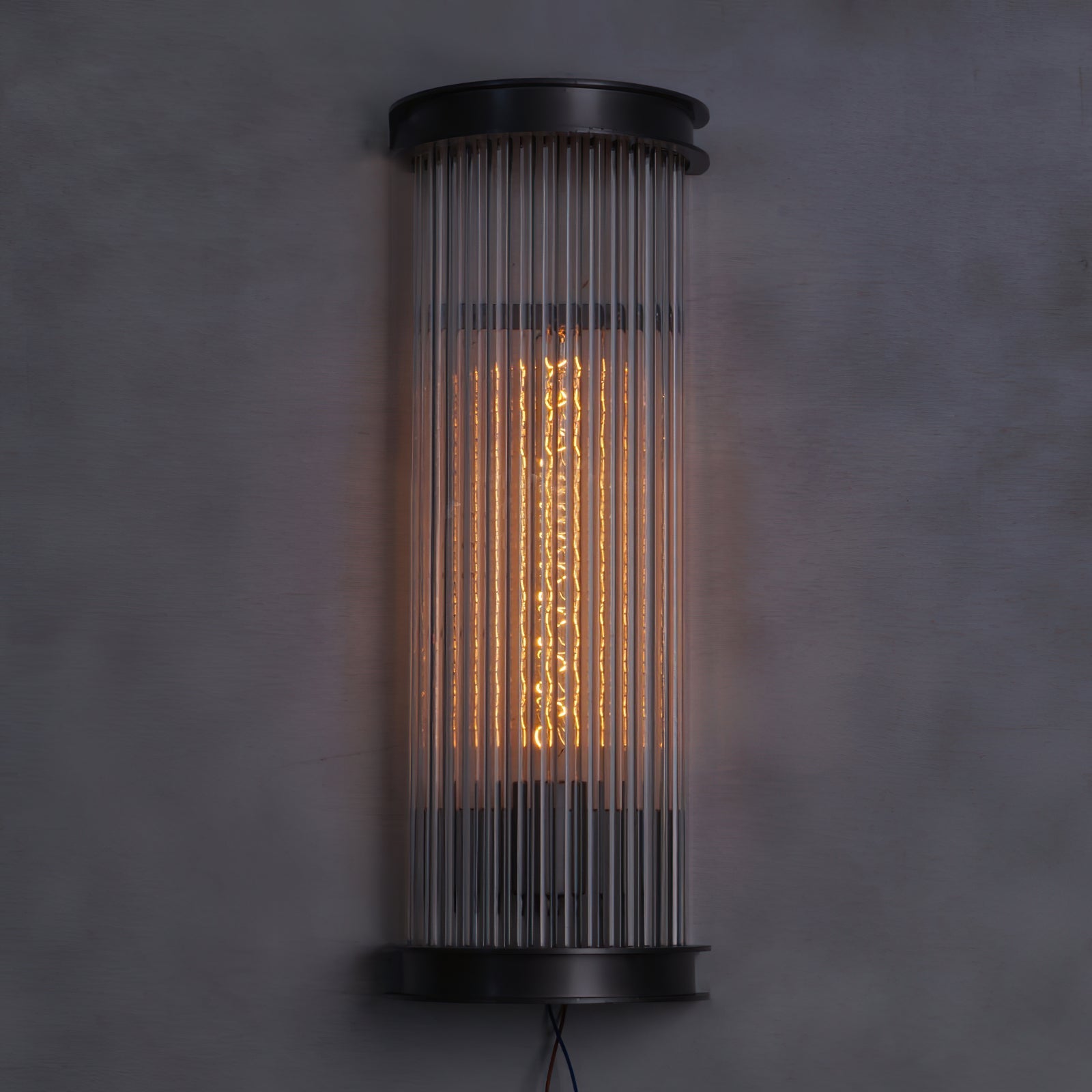 Armarila Vintage Industrial Metal Crystal Wall Lamp - Lamp Copper