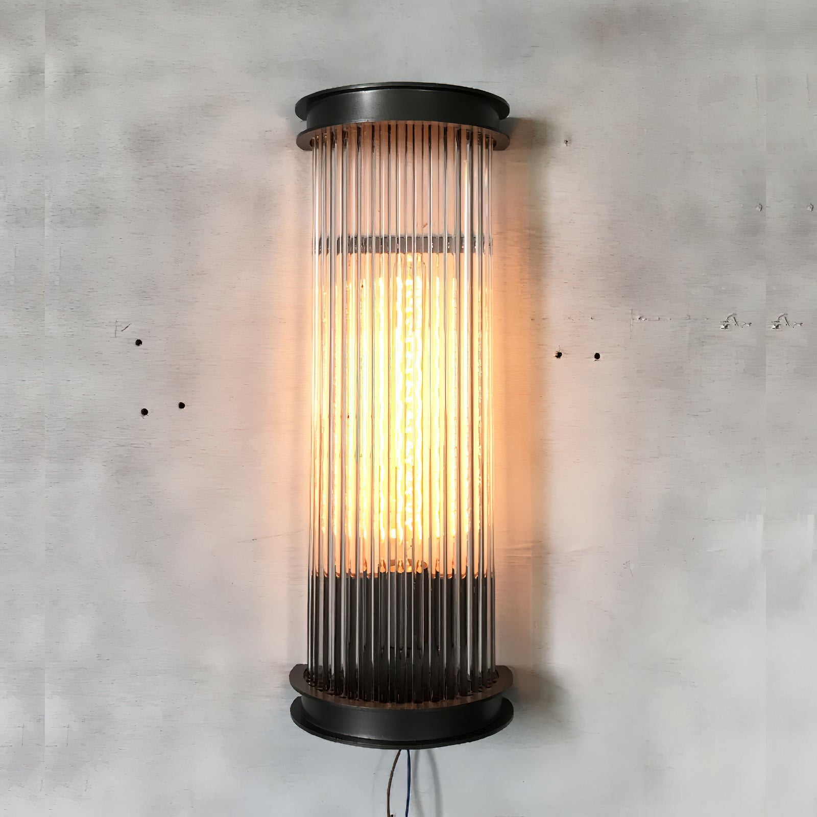 Armarila Vintage Industrial Metal Crystal Wall Lamp - Lamp Copper