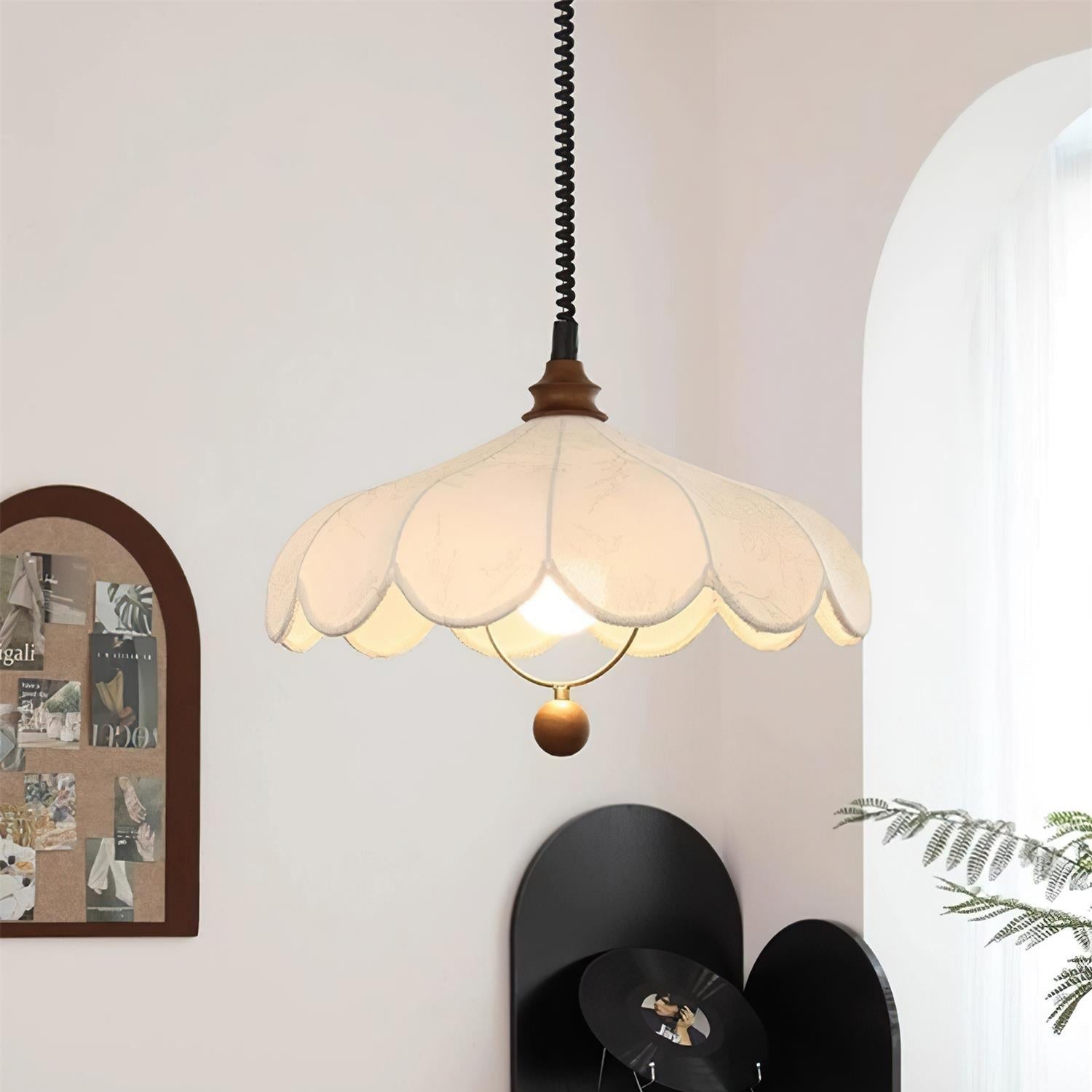 Hana Pendant Light Vintage Floral - Lamp Copper