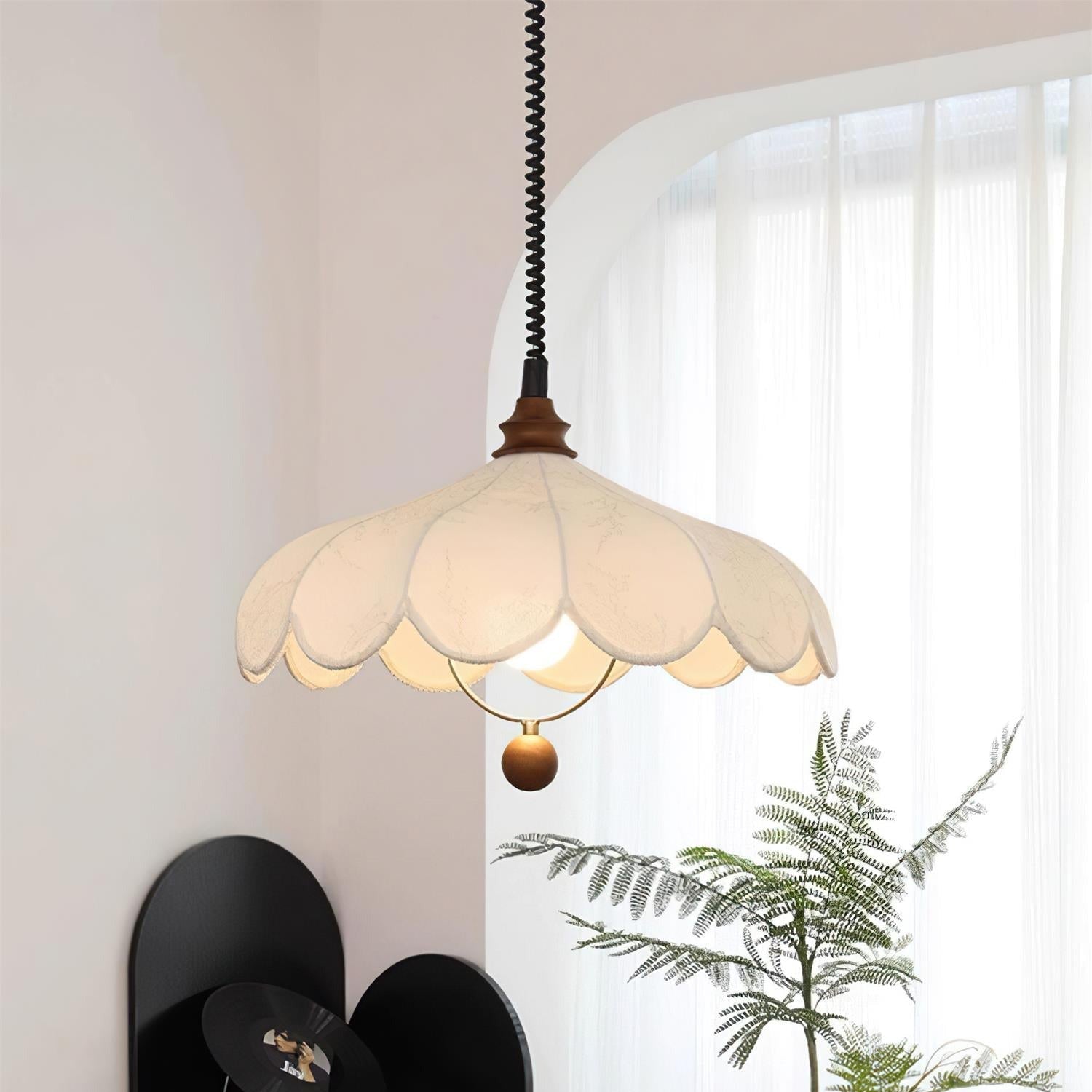 Hana Pendant Light Vintage Floral - Lamp Copper