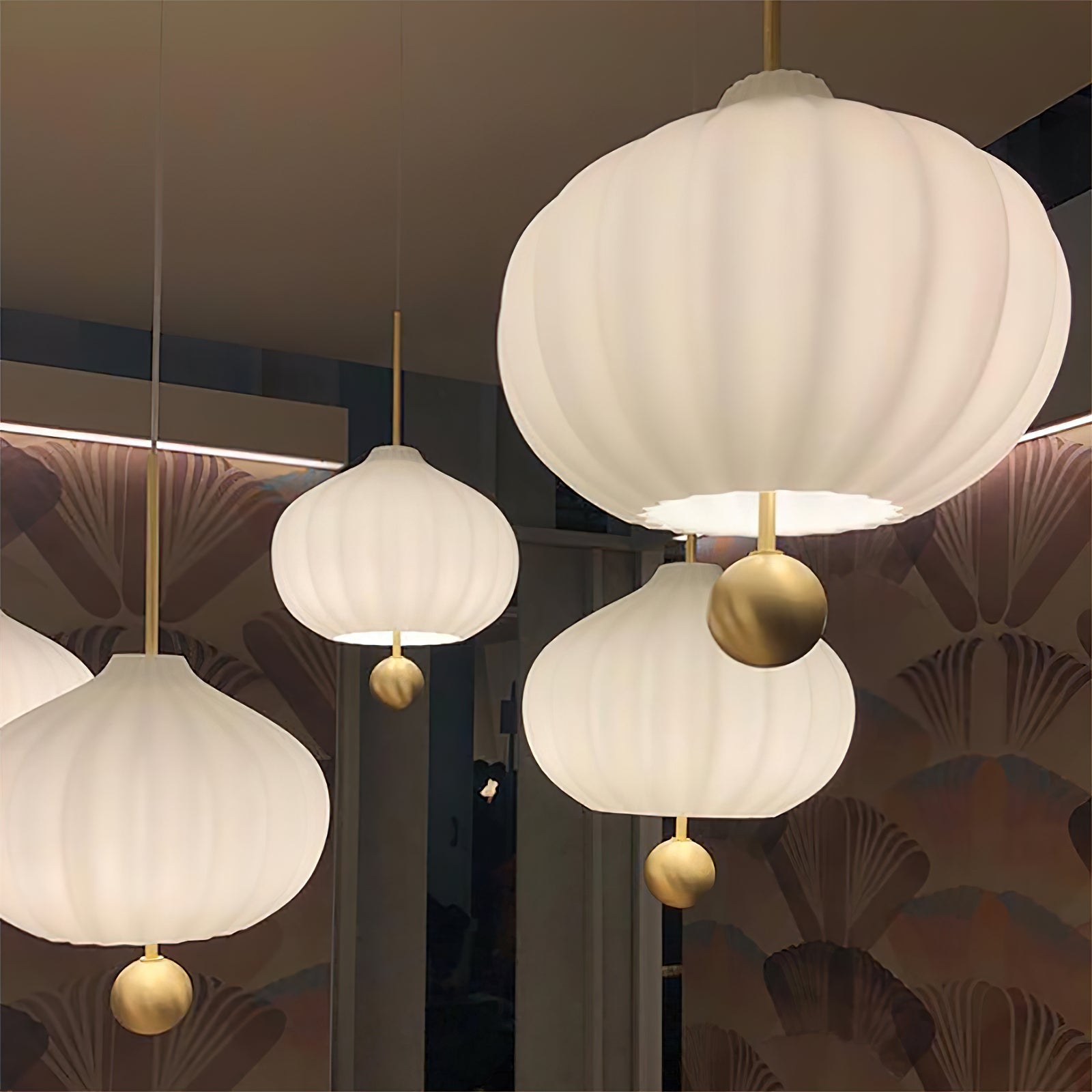 Zamarir Modern Minimalist Metal Glass Pendant Lamp - Lamp Copper