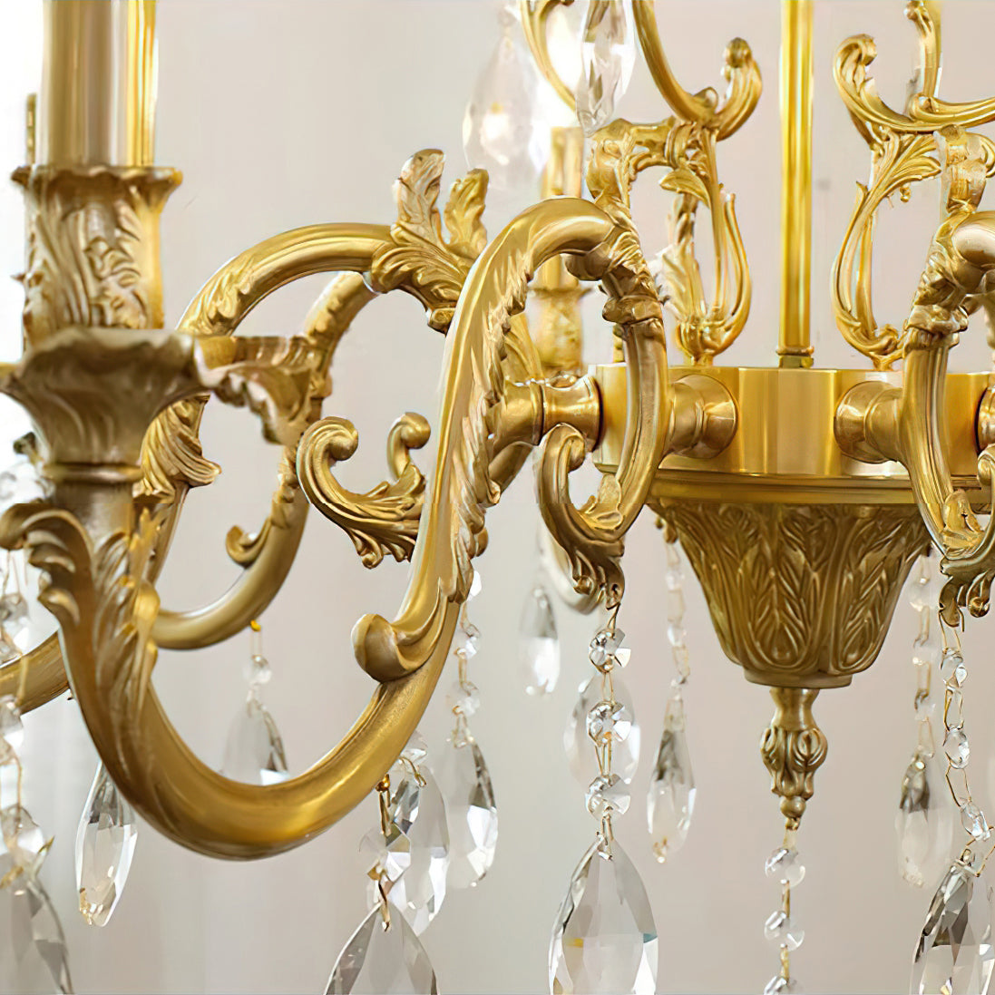 Felix Chandeliers Luxurious Crystal - Lamp Copper