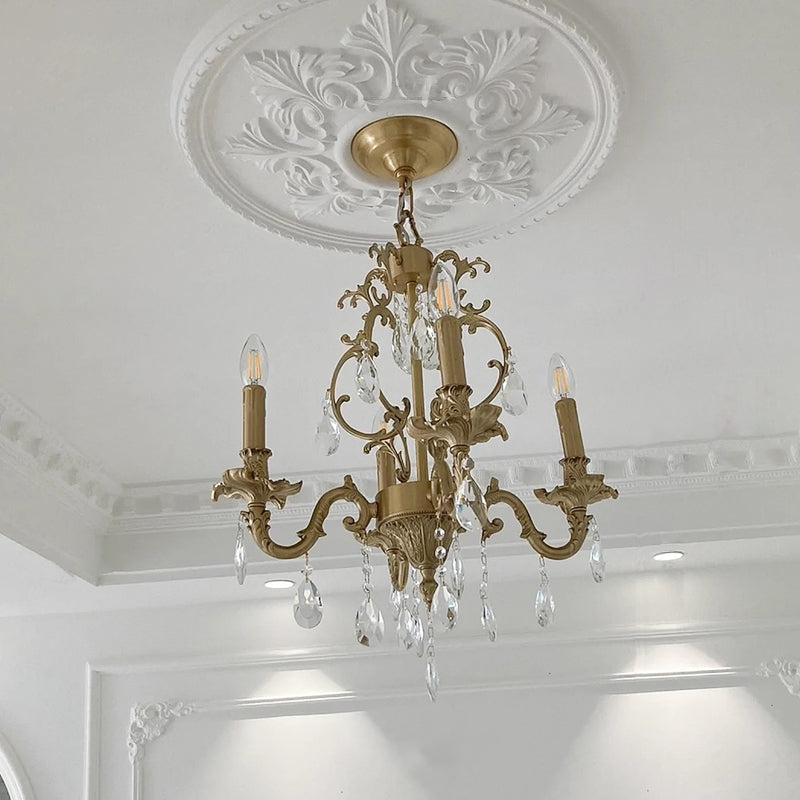 Felix Chandeliers Luxurious Crystal - Lamp Copper