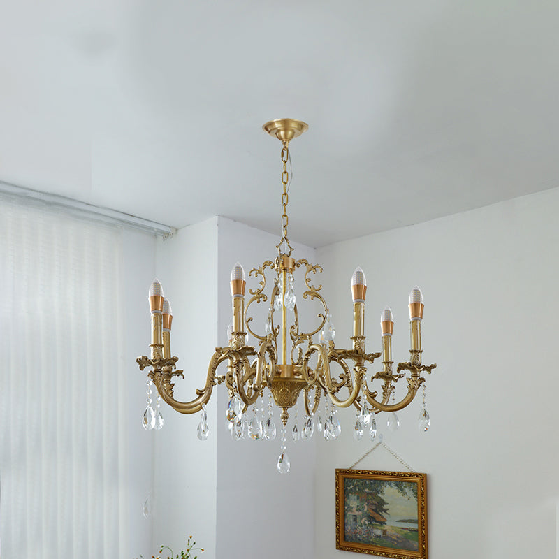 Felix Chandeliers Luxurious Crystal - Lamp Copper