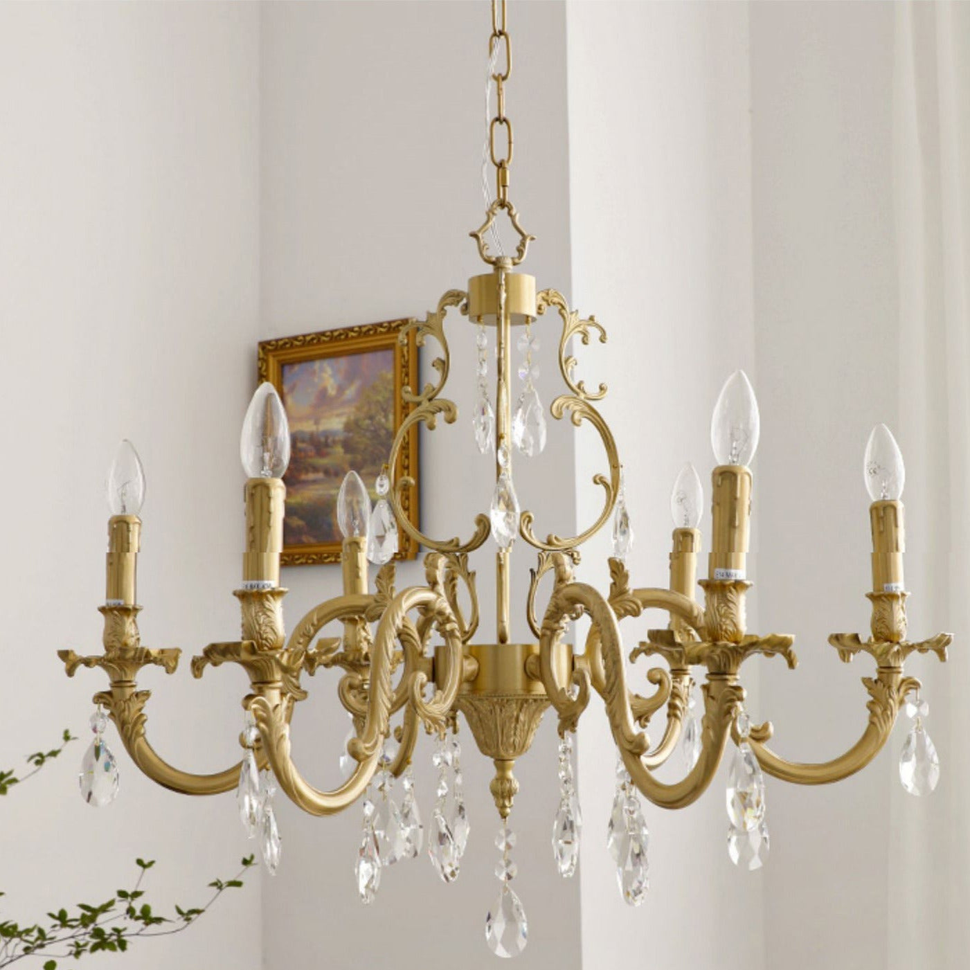 Felix Chandeliers Luxurious Crystal - Lamp Copper