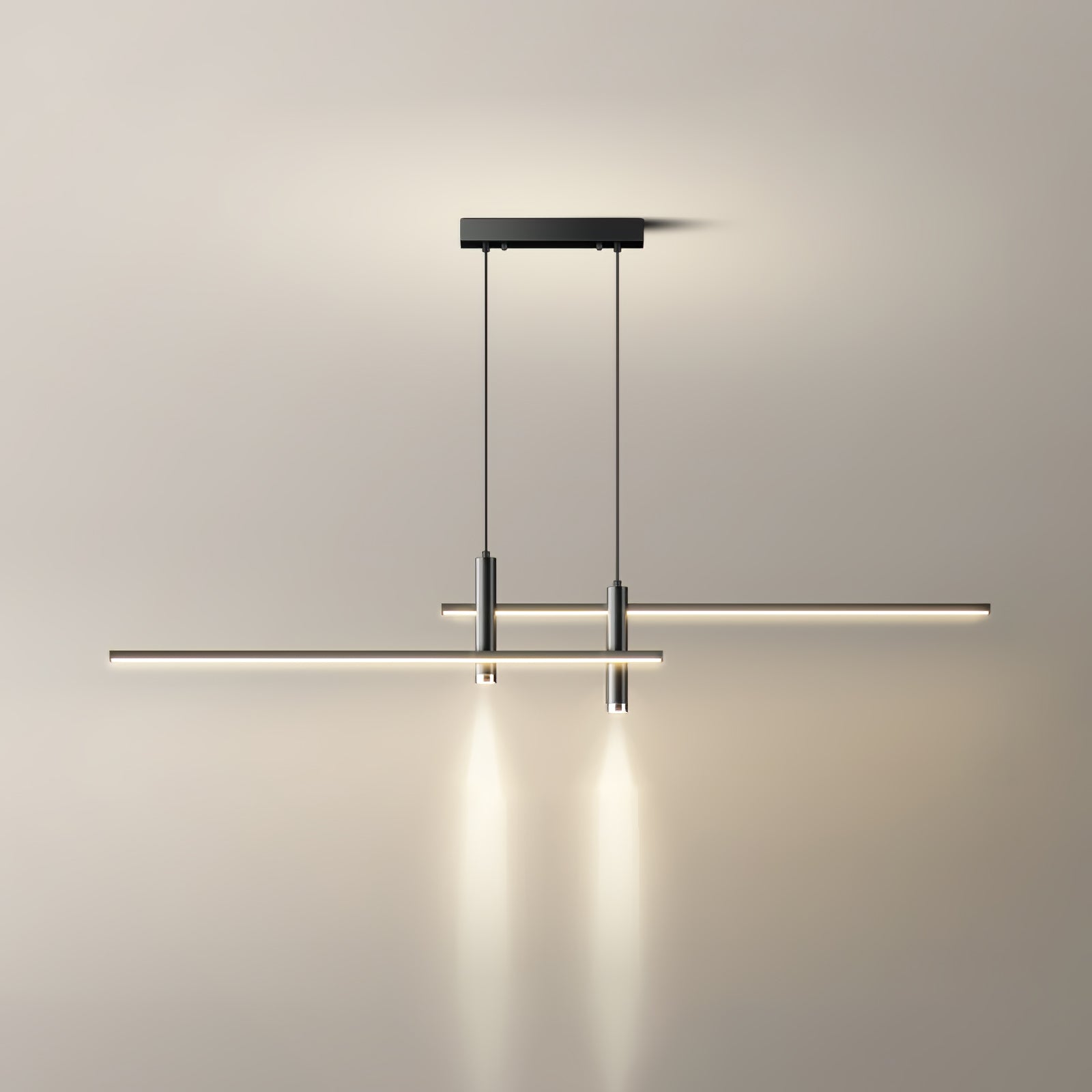 Prym Pendant Light Modern Linear Dining Room - Lamp Copper