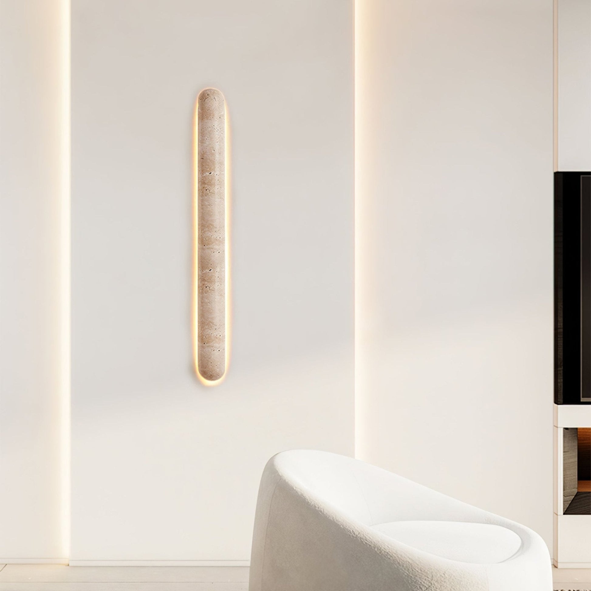 Syveniel Travertine Wall Light - Lamp Copper
