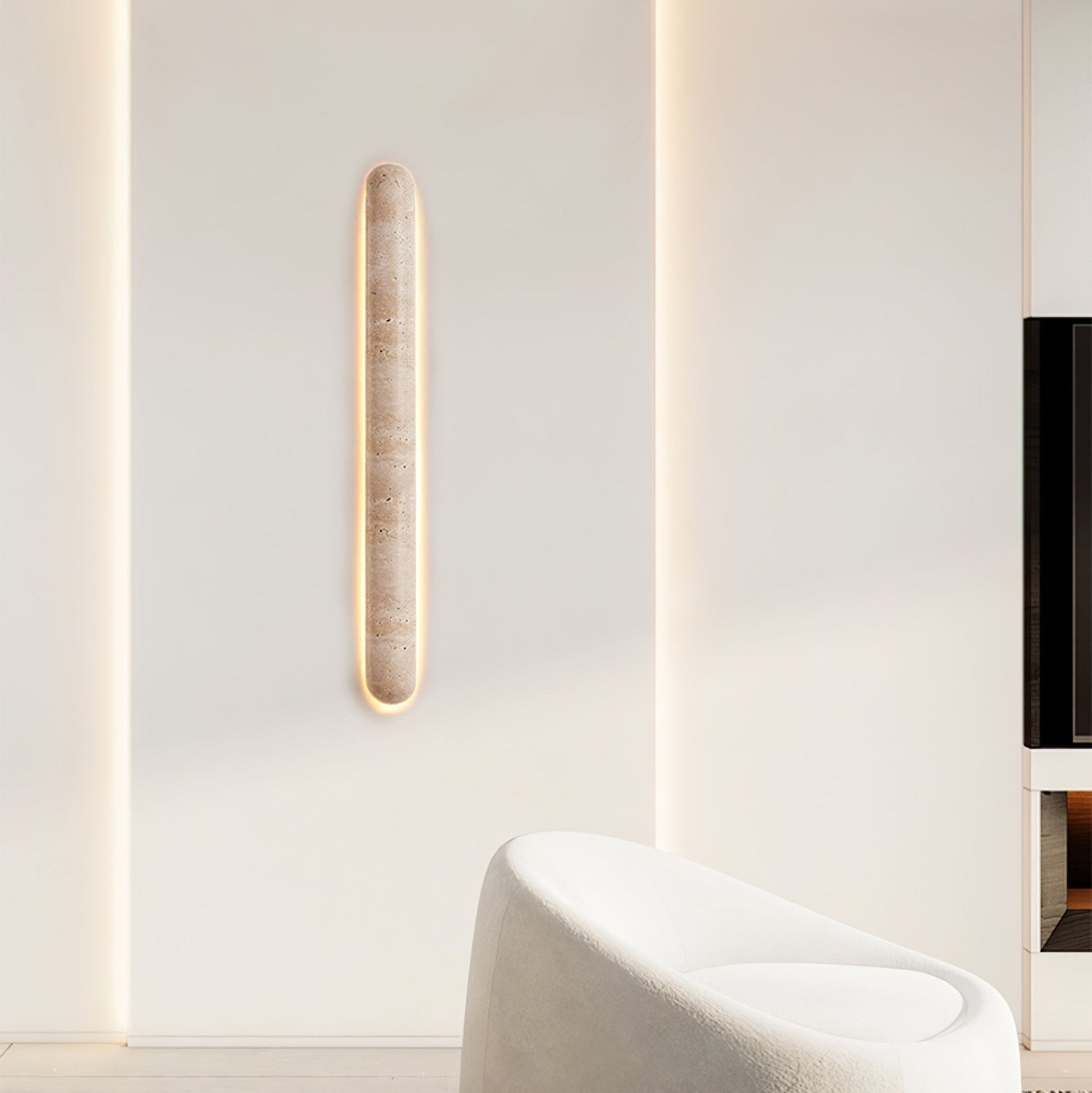 Syveniel Travertine Wall Light - Lamp Copper