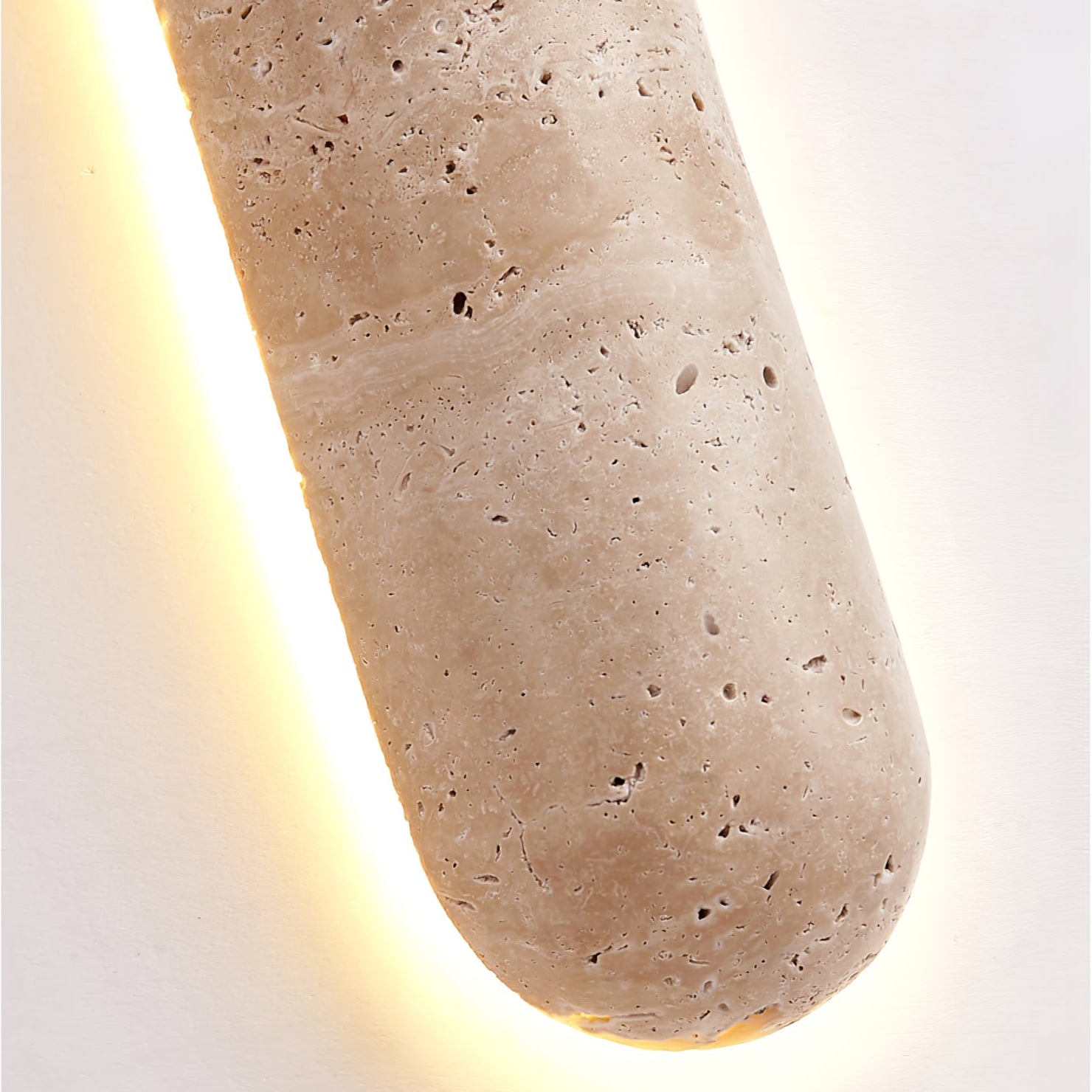 Syveniel Travertine Wall Light - Lamp Copper