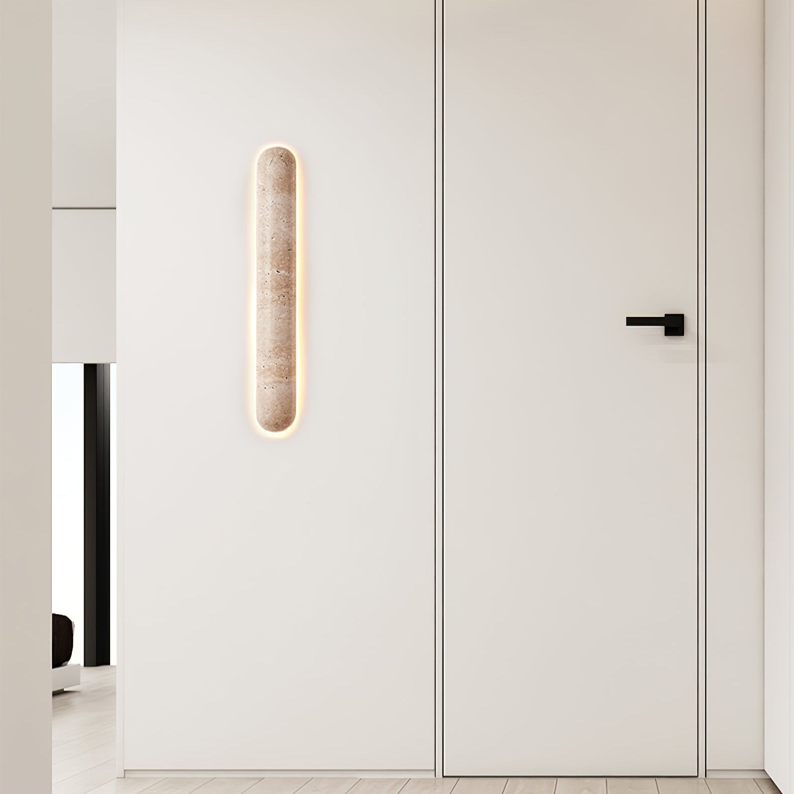 Syveniel Travertine Wall Light - Lamp Copper