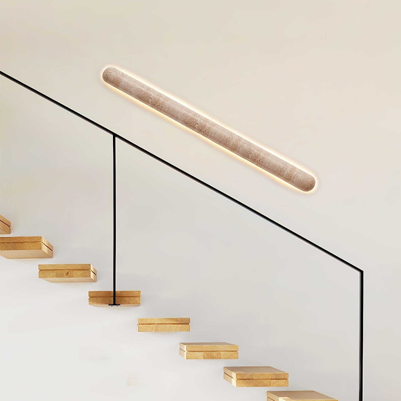Syveniel Travertine Wall Light - Lamp Copper